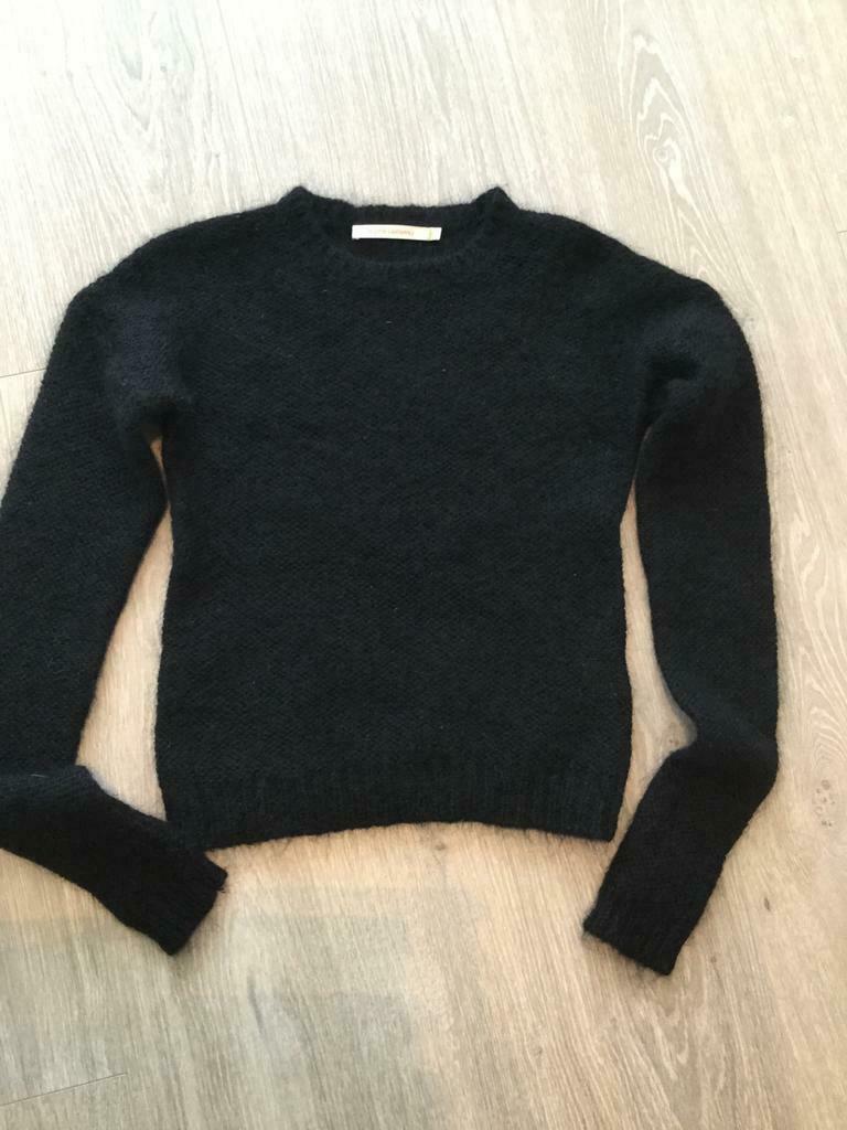 Virginie Castaway, mohair zwarte trui, maat 0 is een small, Ophalen, Zo goed als nieuw