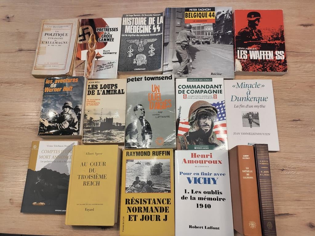 Divers livres sur la Deuxième Guerre Mondiale, Enlèvement, Deuxième Guerre mondiale, Marine