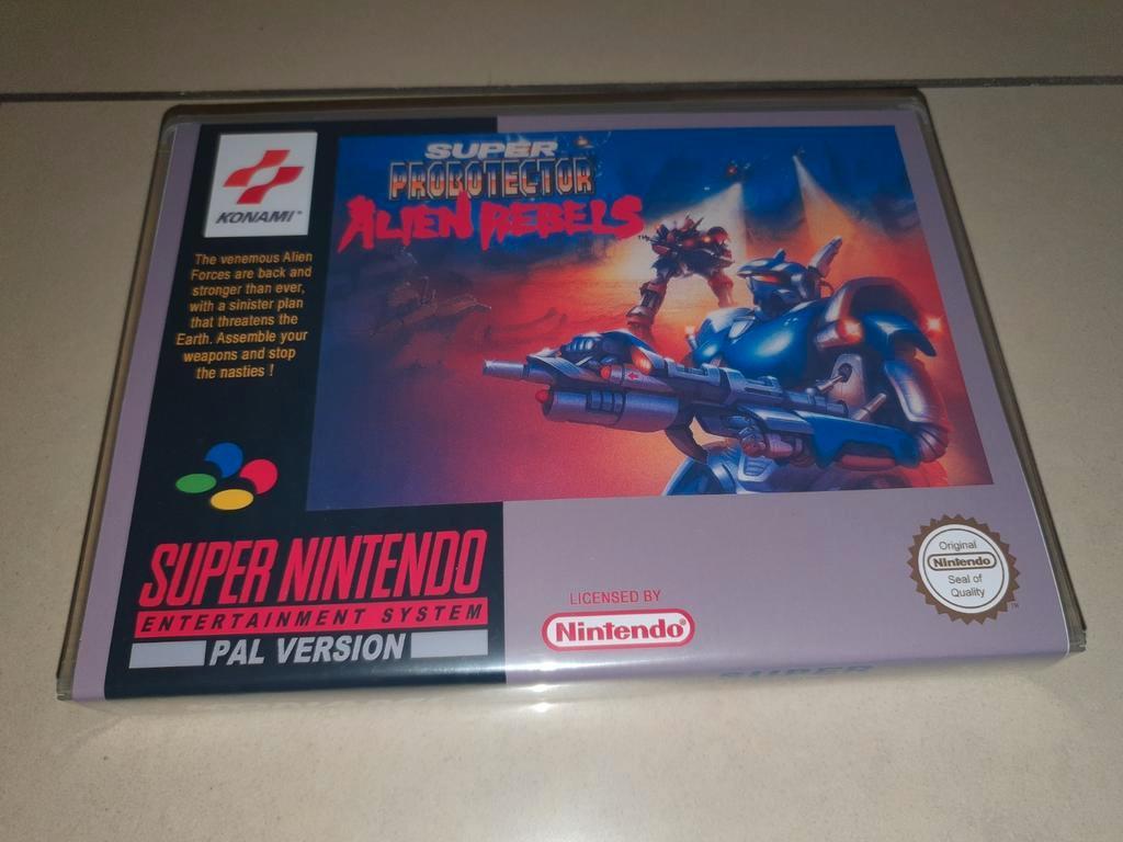 Super Probotector Alien Rebels (Contra III) SNES Game Case, Verzenden, Zo goed als nieuw