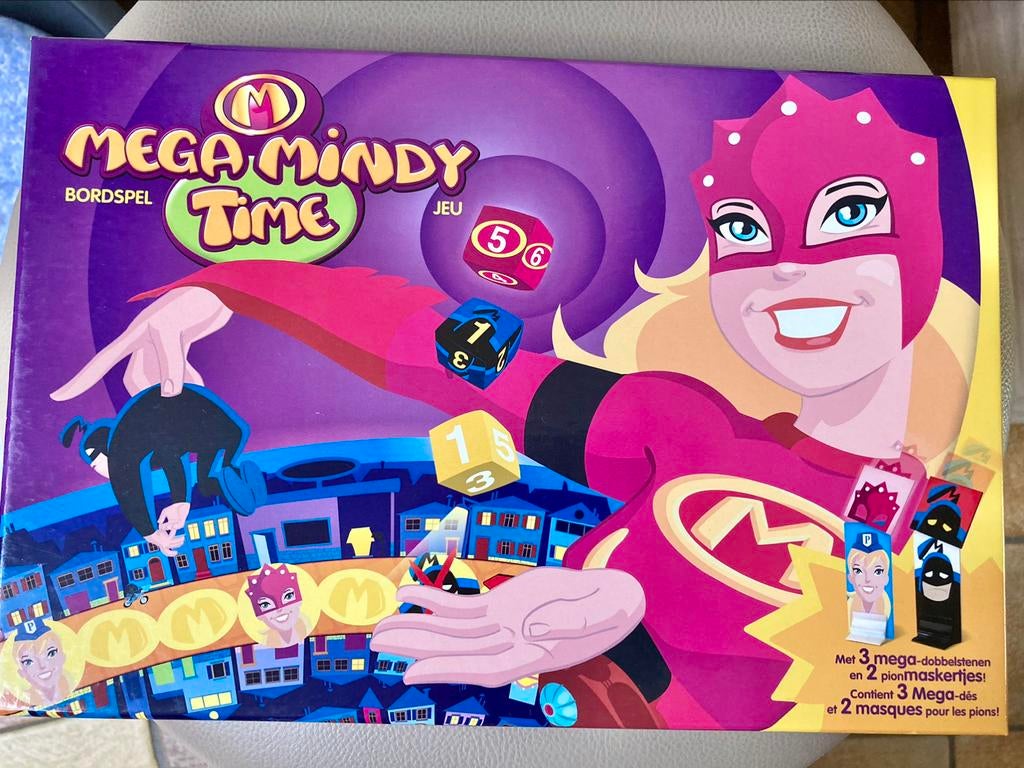 Bordspel Mega Mindy: “Time” in perfecte staat, Hobby & Loisirs créatifs, Enlèvement ou Envoi, Comme neuf