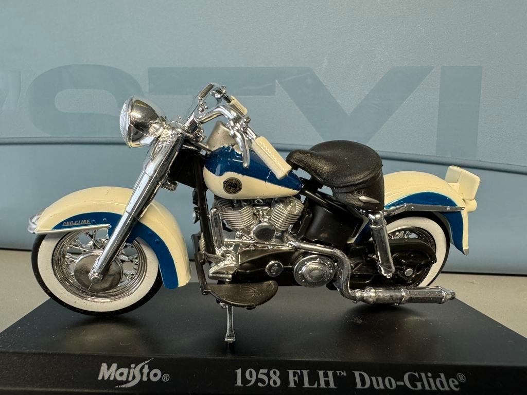 Maisto Harley-Davidson Duo Glide, Ophalen of Verzenden, Zo goed als nieuw