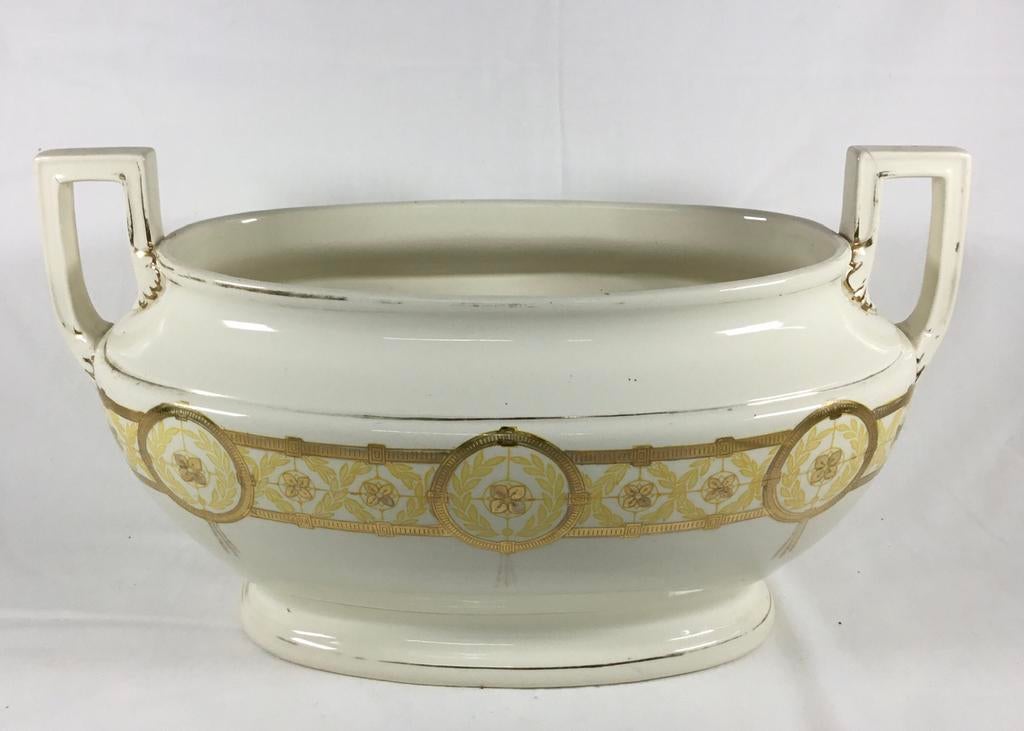 BFK Boch Freres Keramis Art Nouveau keramiek middenstuk, Antiek en Kunst, Ophalen of Verzenden