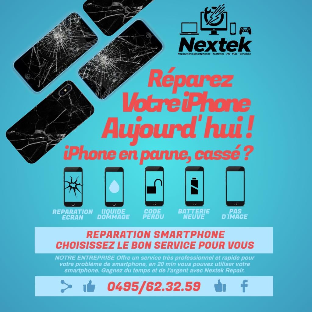 Réparation iPhone / Samsung / Oppo / Redmi / Xiaomi / Huawei, Télécoms, Téléphonie mobile | Housses, Coques & Façades | Apple iPhone