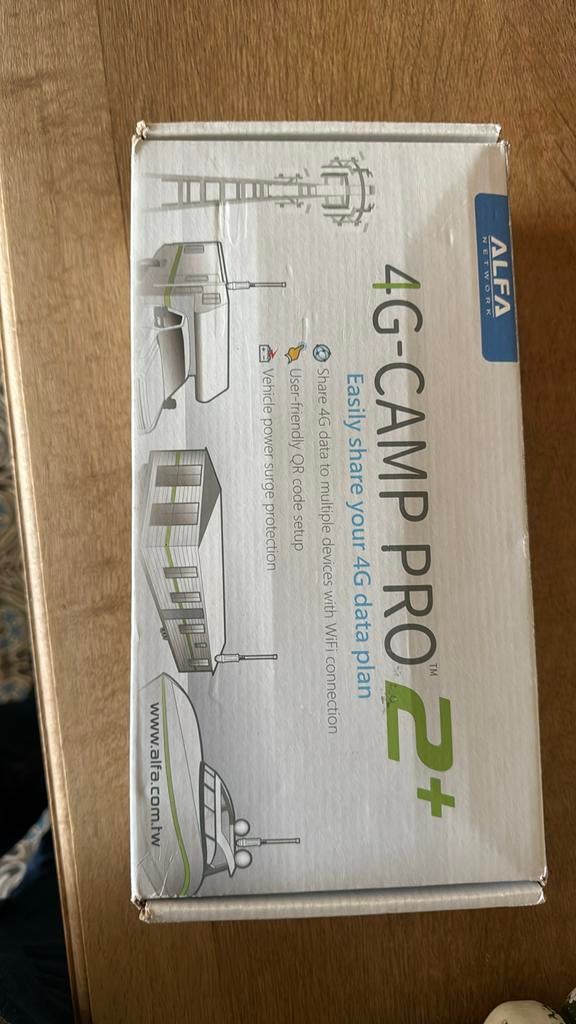 4G Camp Pro 2+, Caravanes & Camping, Camping-car Accessoires, Comme neuf, Enlèvement ou Envoi