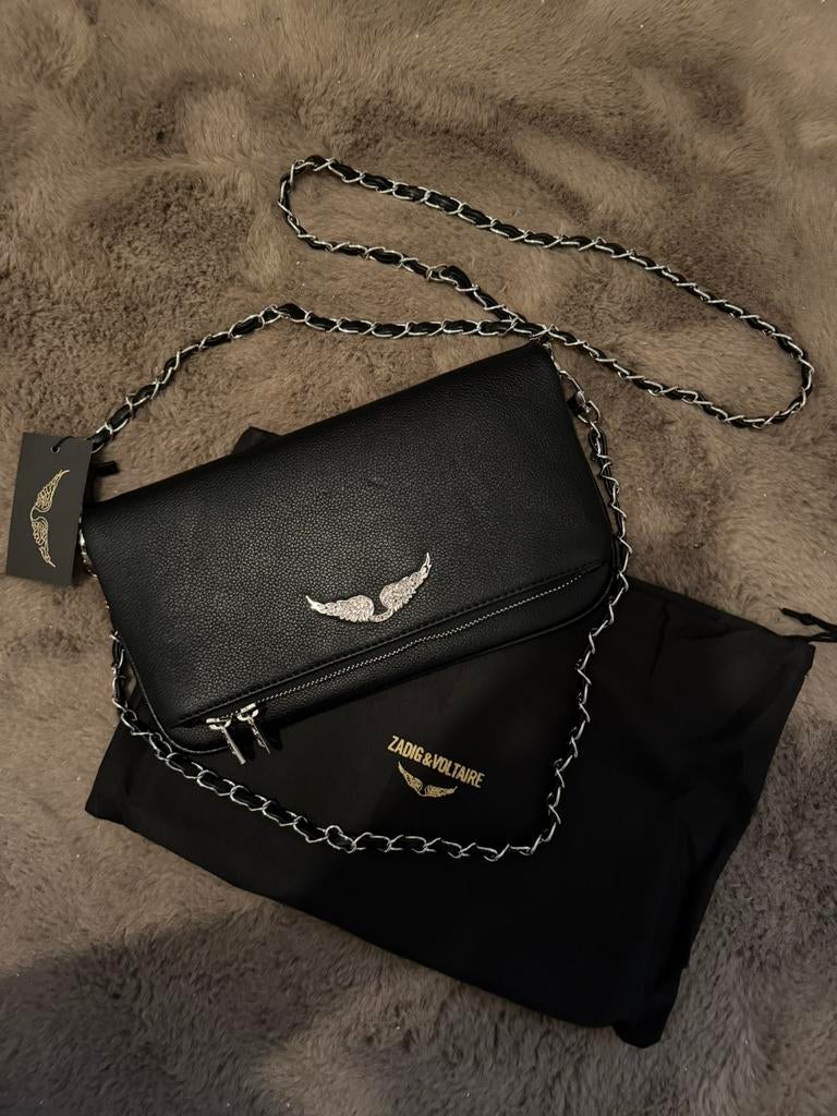 Sac zadig et voltaire, Envoi, Neuf, Noir, Sac à bandoulière
