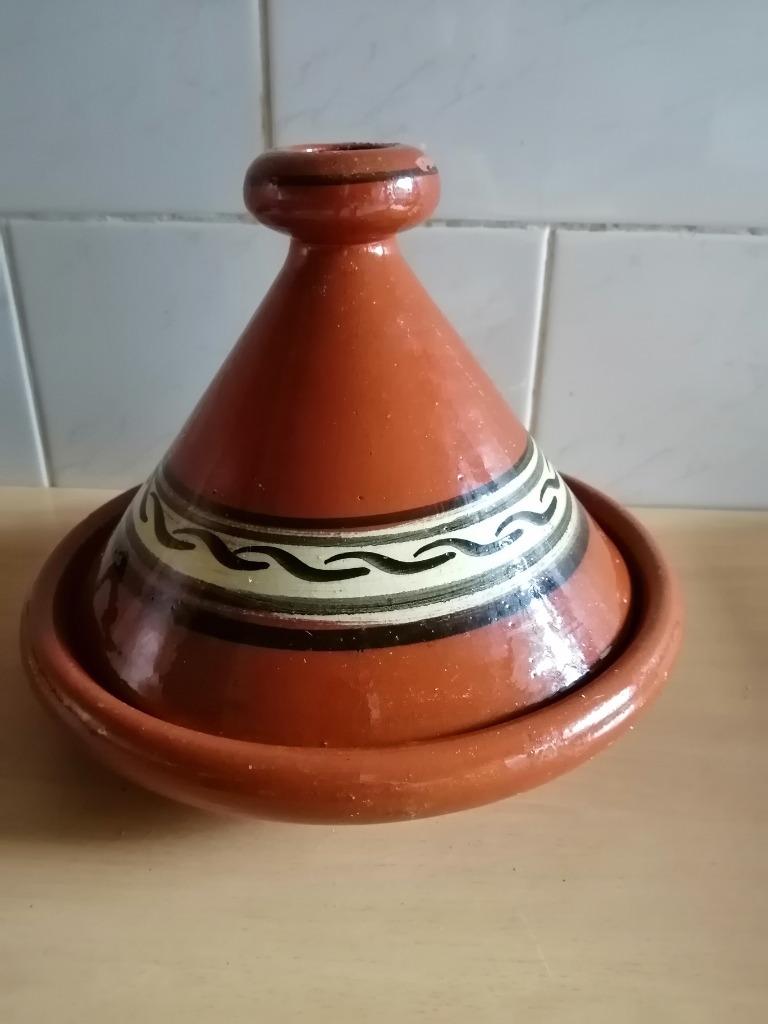 Tajine marocain émaillé pour 1 à 2 personnes Ø 26 cm + 1mini, Maison & Meubles, Enlèvement ou Envoi