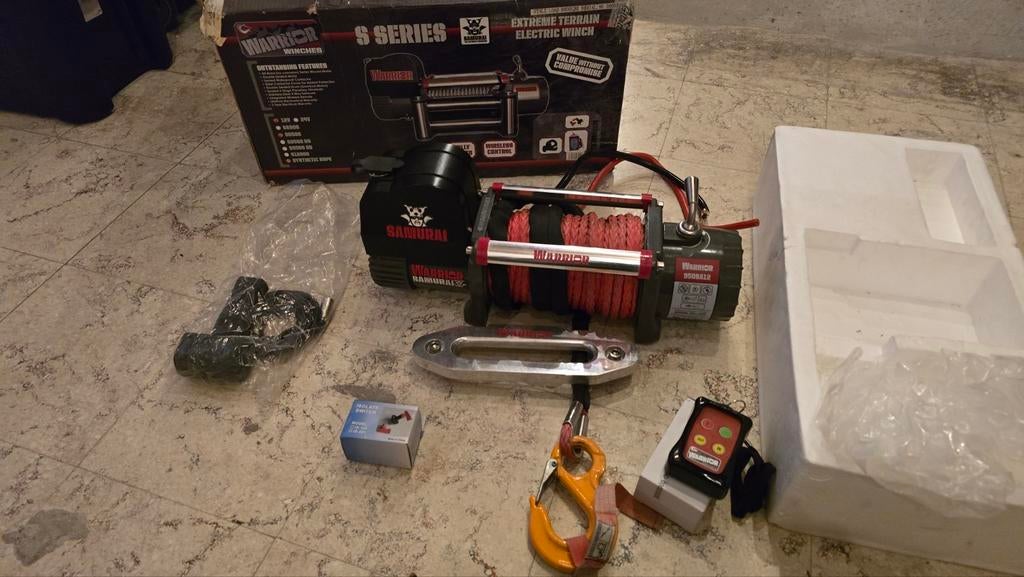 Warrior winch, Ophalen, Zo goed als nieuw