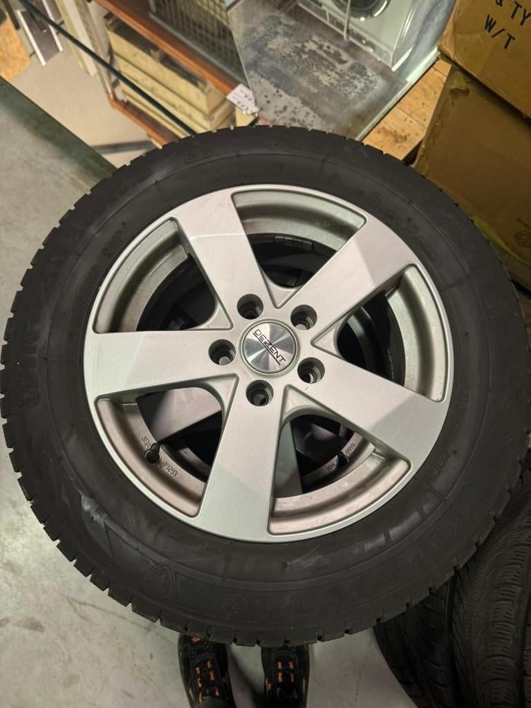 Winter Velgen set Peugeot Break 195/65 R15, Auto-onderdelen, Ophalen, Gebruikt, 15 inch, Banden en Velgen