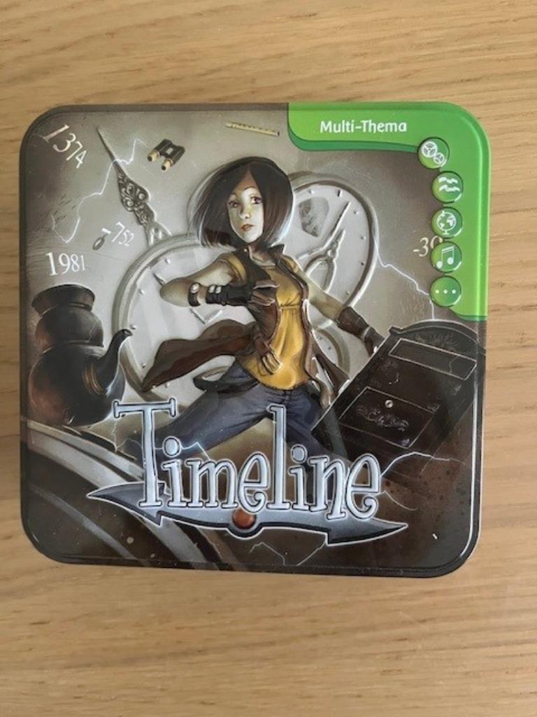 Timeline gezelschapsspel Multi-thema vanaf 8 jaar, Trois ou quatre joueurs, Enlèvement ou Envoi, Neuf, Asmodee