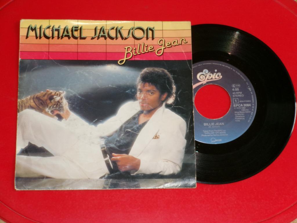 VINYL 45 TOURS : * MICHAEL JACKSON * BILLIE JEAN, Enlèvement, Utilisé, Autres formats
