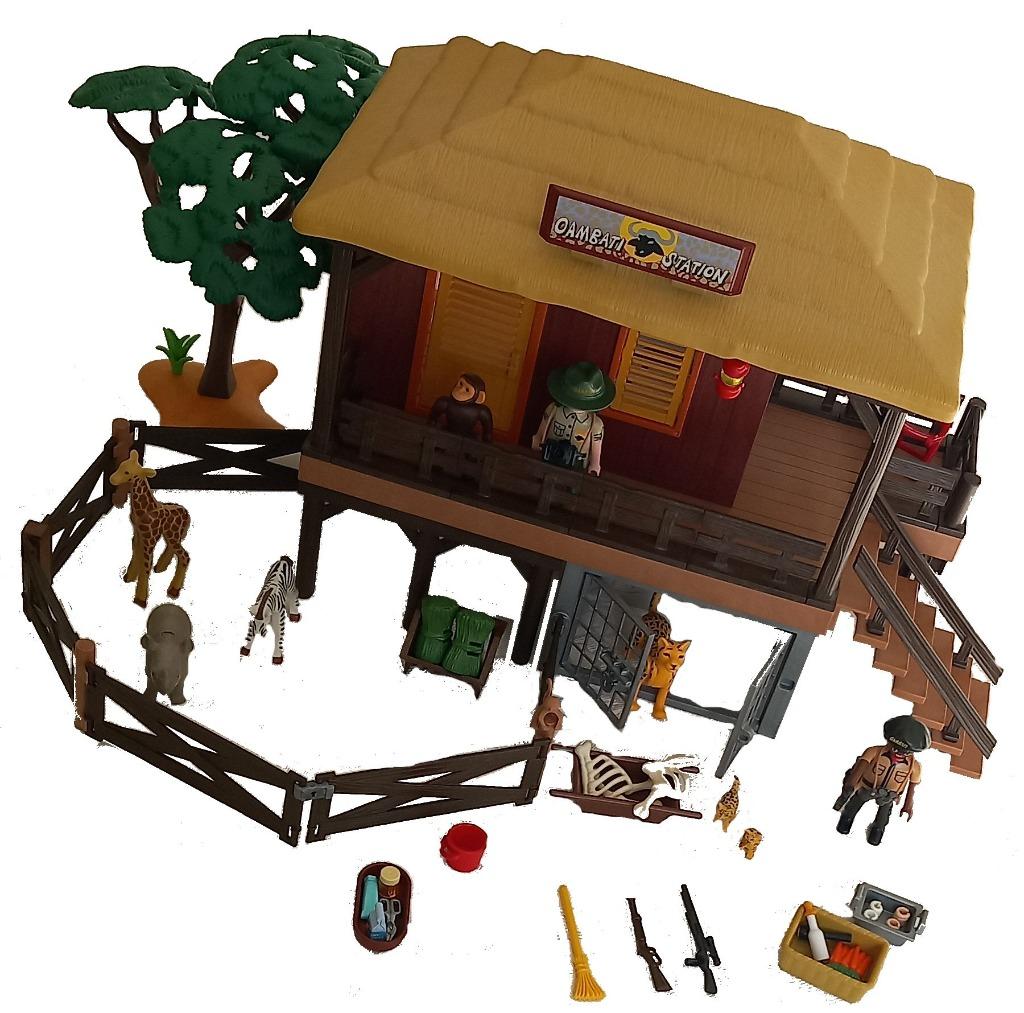 Playmobil Oambati station/safari 4826, Enfants & Bébés, Enlèvement, Utilisé, Ensemble complet