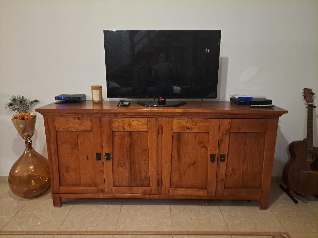 Meuble TV + Armoire bibliothèque, Maison & Meubles, Armoires | Mobilier de télévision, Comme neuf, Moins de 100 cm, 150 à 200 cm