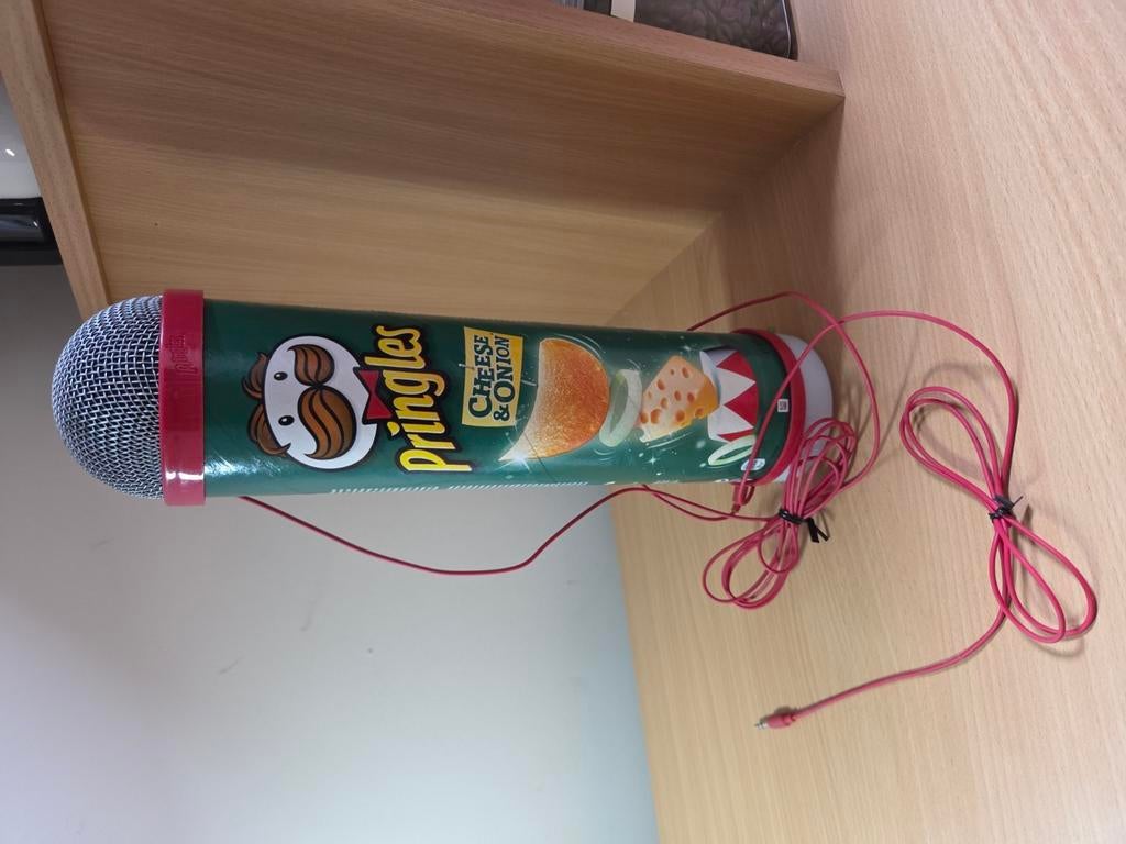 Enceinte portable pringles cheese et onion verte, Enlèvement ou Envoi, Comme neuf, Haut-parleur central