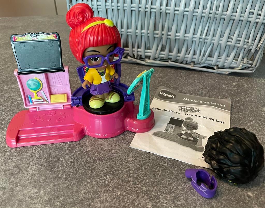 Vtech, Flipsies, Salle de classe et trampoline, Enlèvement ou Envoi, Comme neuf, 4 à 6 ans