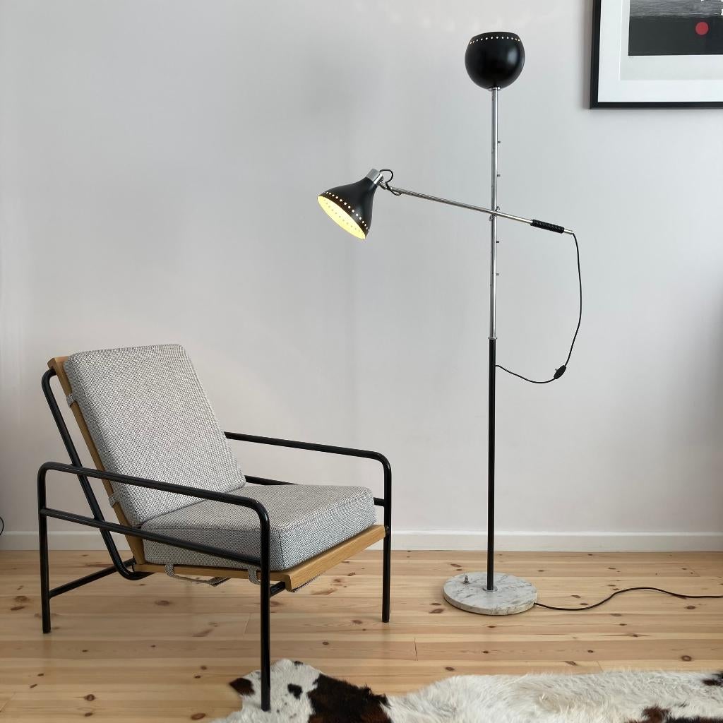 Fauteuil van Atelier J&J, metaal en massief eikenhout, Ophalen, Zo goed als nieuw, Metaal