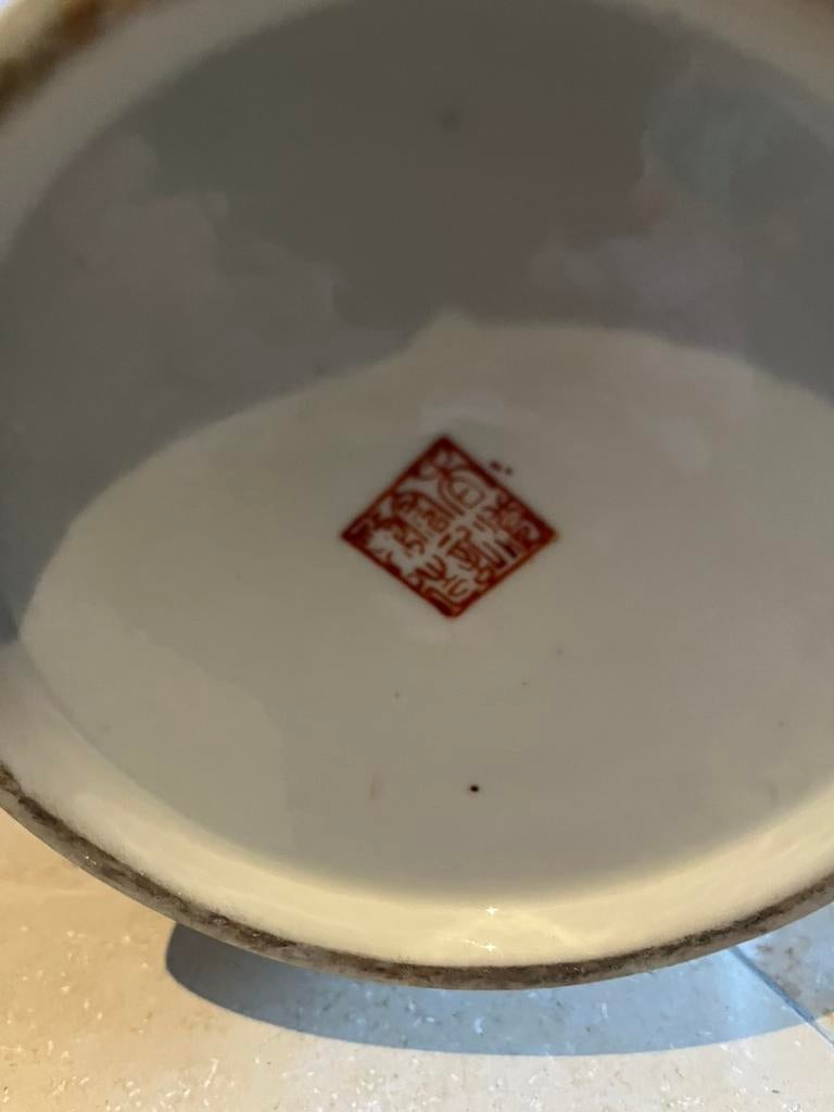 Chinese Vaas, Ophalen, Oranje