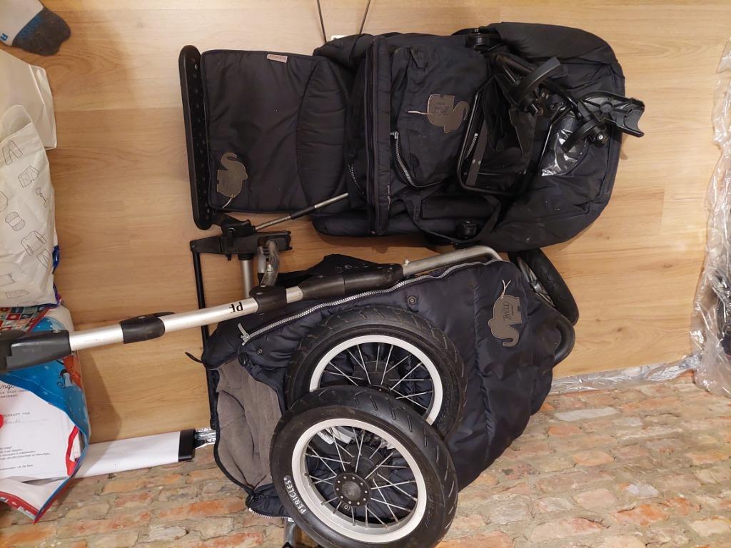 Pericles kinderwagen Bizoo, Gebruikt, Verstelbare duwstang, Ophalen, Kinderwagen