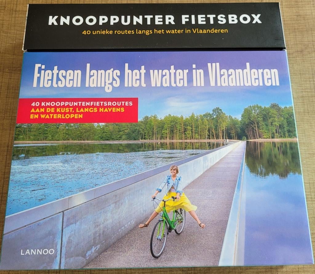 Knooppunter fietsbox: Fietsen langs het water - 40 routes, Boeken, Overige merken, Fiets- of Wandelgids, Ophalen of Verzenden