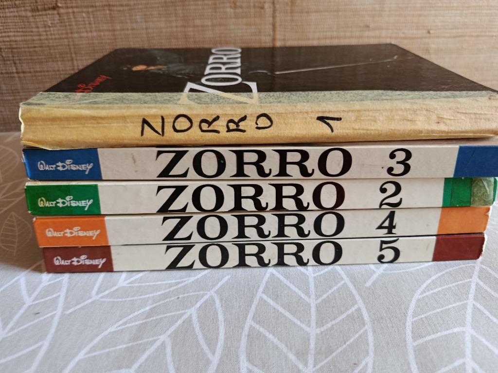 ZORRO  -  Steve Frazee en Jesse Fox - PAKKET VAN 5 BOEKEN, Ophalen of Verzenden, Gelezen, Steve Frazee en Jesse Fox