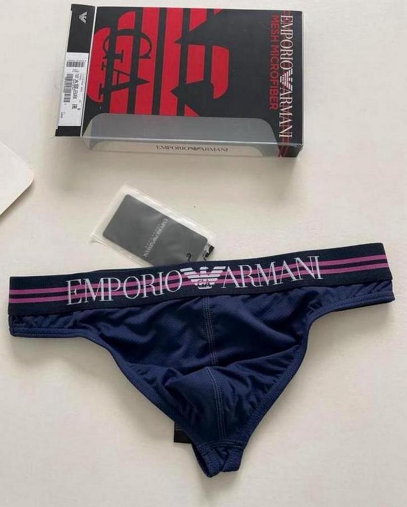 String en microfibre Emporio Armani Mesh, Vêtements | Hommes, Sous-vêtements, Envoi, Autres couleurs, Emporio Armani, Slip