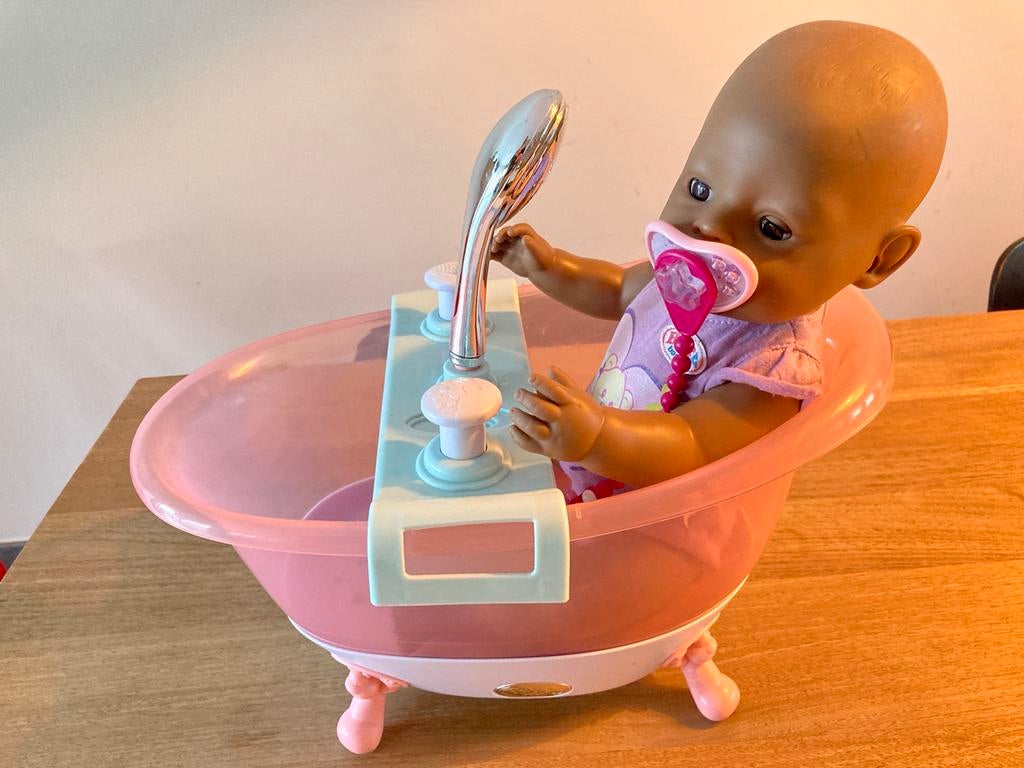 Poppenbad Babyborn / pop Babyborn, Kinderen en Baby's, Ophalen of Verzenden, Gebruikt, Babypop
