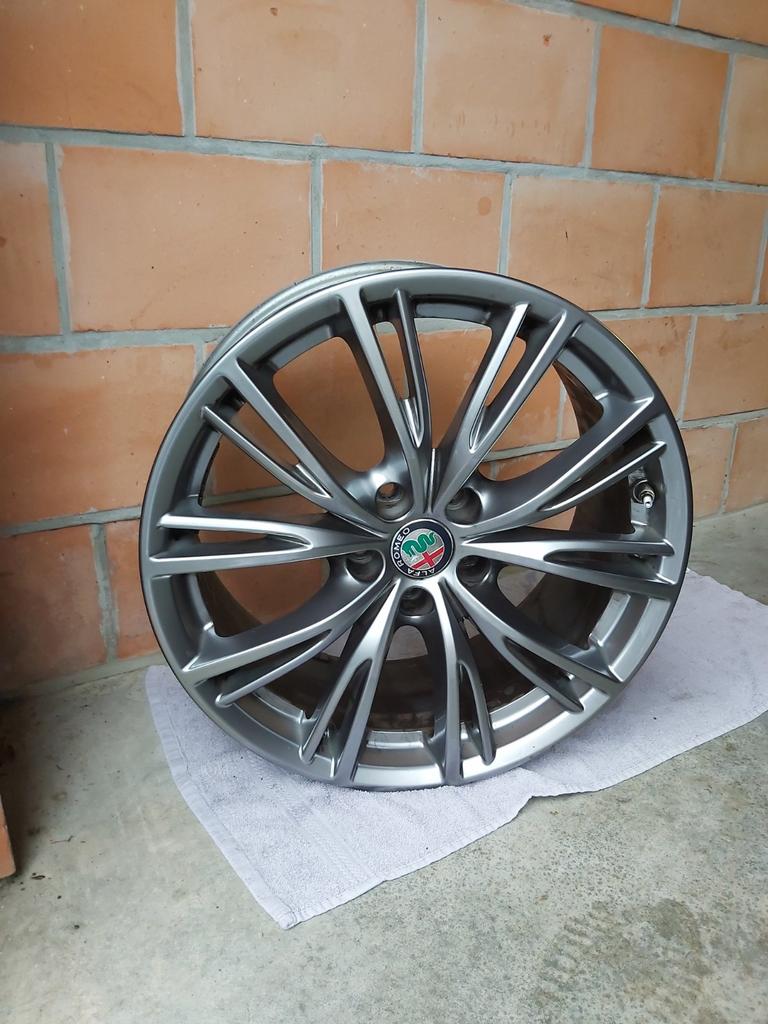 Alfa Romeo Originele velgen 4x vandaag meenemen, Auto-onderdelen, Banden en Velgen, Velg(en), 18 inch, Personenwagen, Gebruikt