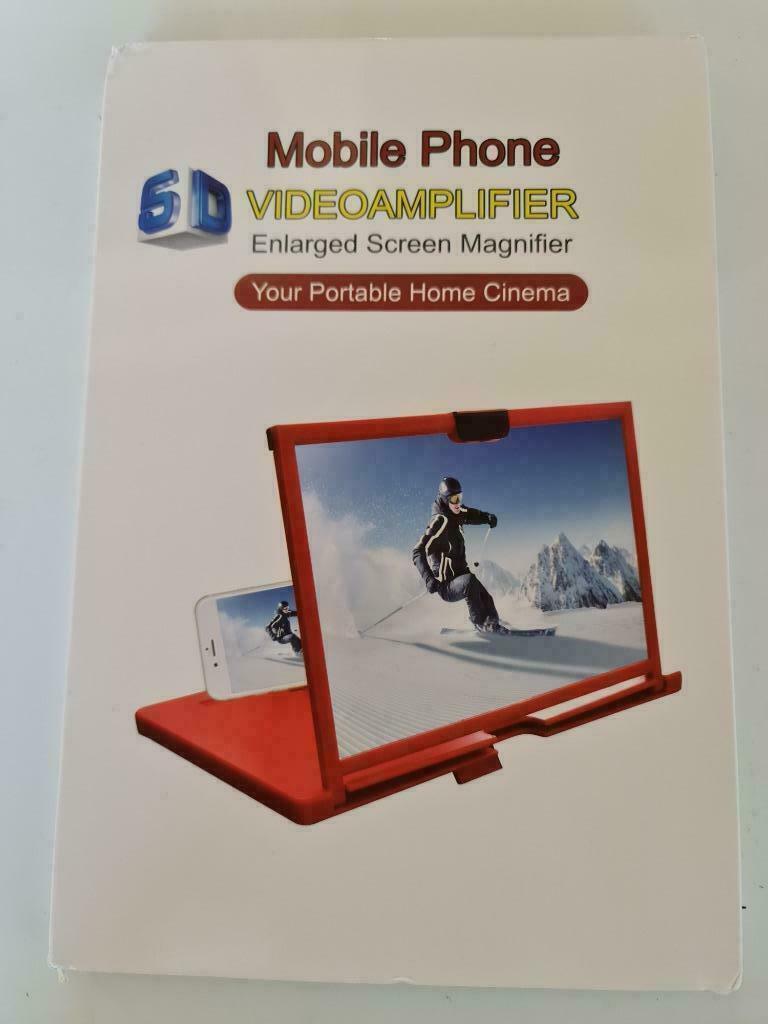 Mobile Phone Videoamplifier (Kleur Rood), Enlèvement ou Envoi, Comme neuf
