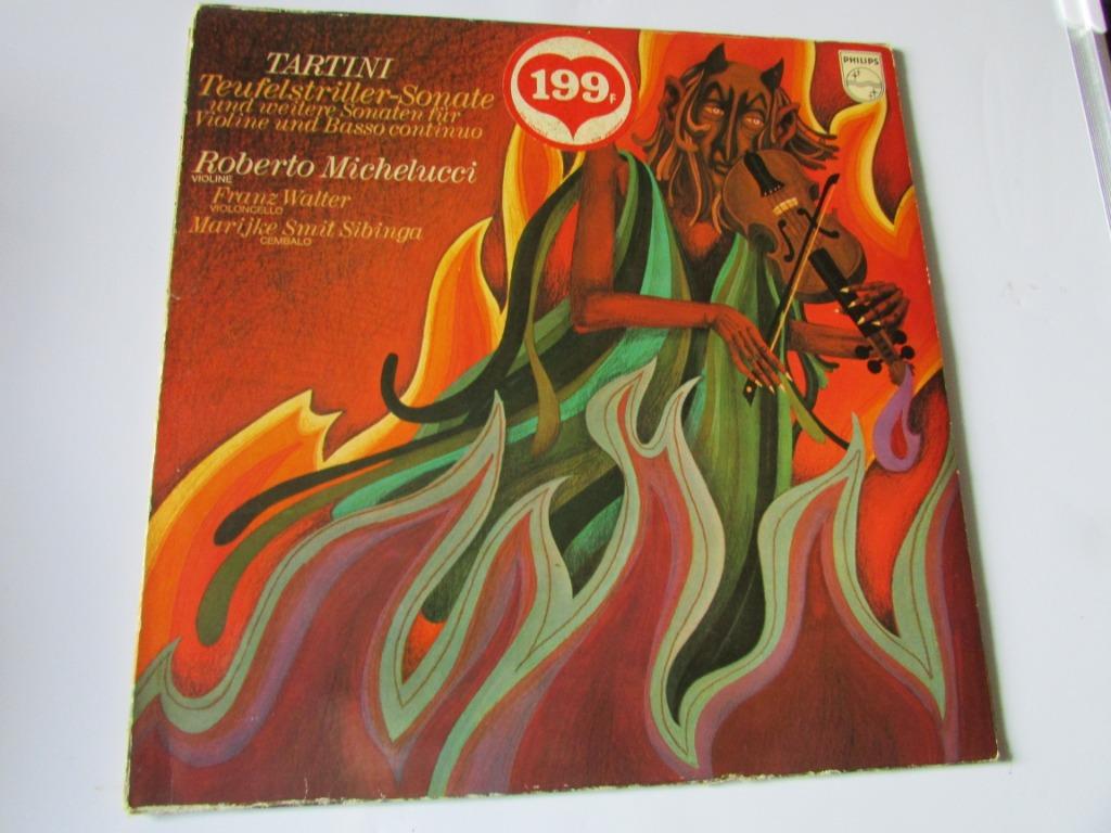 TARTINI, DIVIL4S TRILL, 4 SONATES, OP, 12 pouces, Enlèvement ou Envoi, Compilation, Utilisé