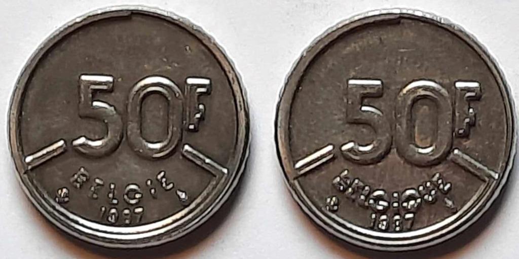 Belgique - 50 francs - Roi Baudouin - 1987, Timbres & Monnaies, Enlèvement ou Envoi, Autre, Série