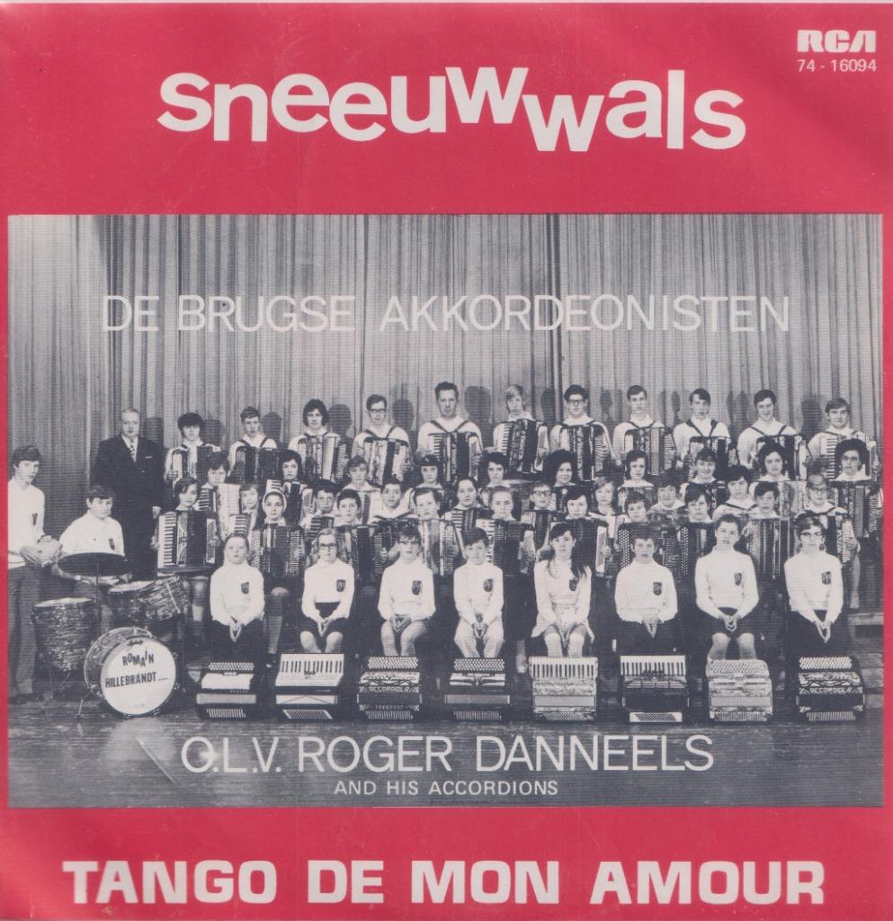 Roger Danneels – Sneeuwwals / Tango de mon amour - Single, Cd's en Dvd's, Gebruikt, 7 inch, Single, Ophalen of Verzenden