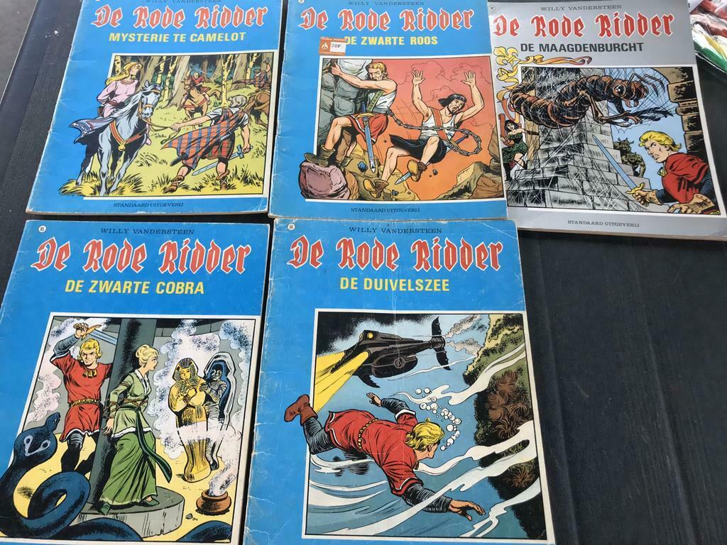 De rode ridder (nr 86 misdruk?), Meerdere stripboeken, Ophalen of Verzenden, Gelezen