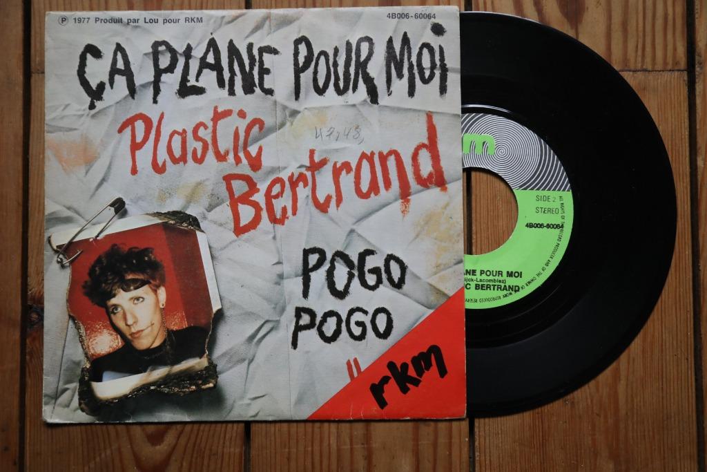 plastic bertrand " pogo pogo", Enlèvement ou Envoi, Utilisé, Autres formats, Alternatif