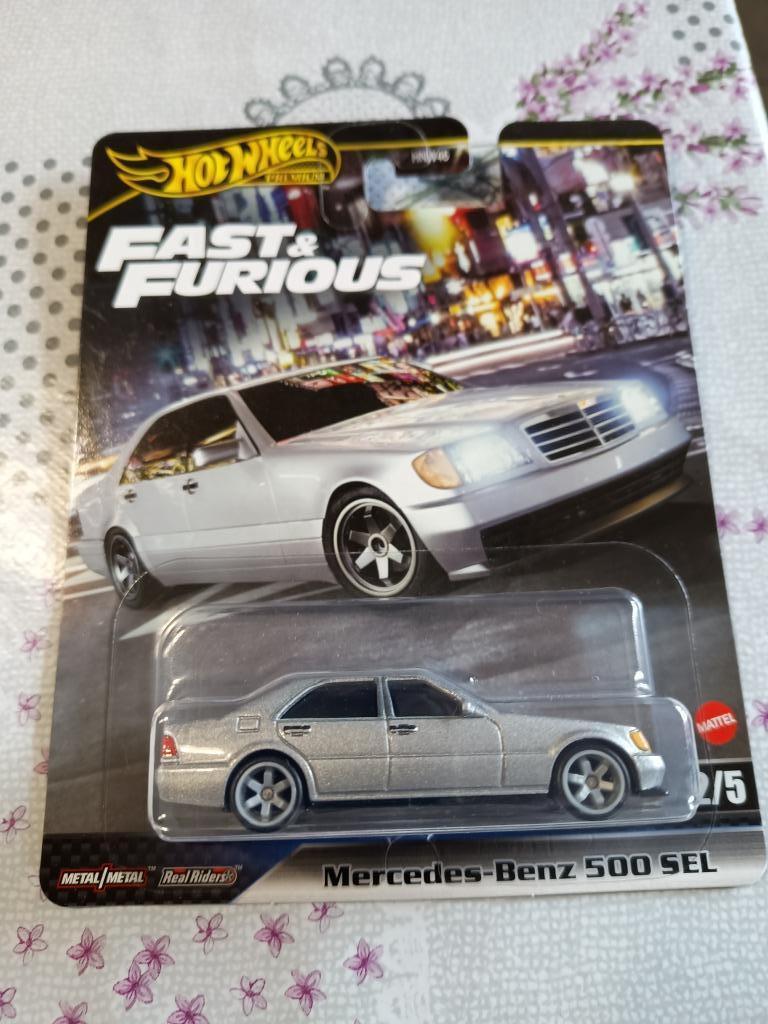 Hot Wheels Mercedes 500 SEL, Overige merken, 1:50 of kleiner, Auto, Nieuw