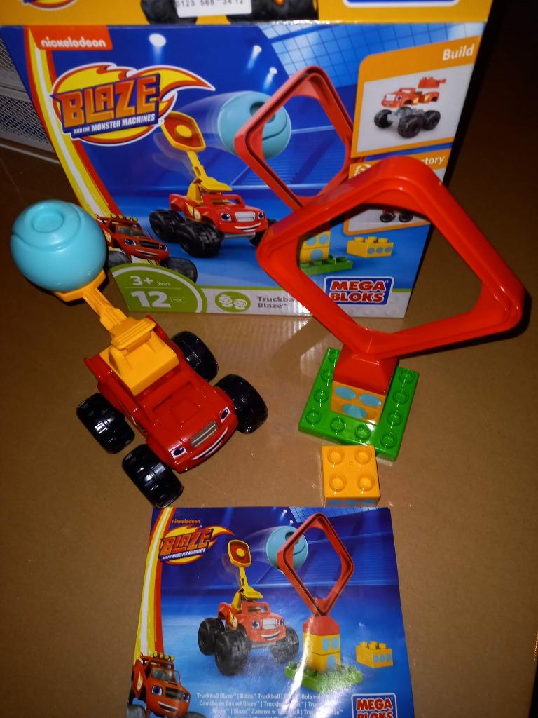 Mega bloks Blaze - Truckball Blaze, Kinderen en Baby's, Ophalen, Zo goed als nieuw, Megabloks