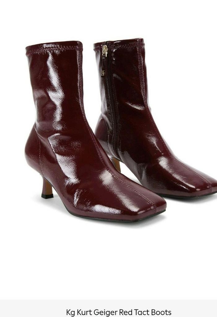 Kurt geiger red tack boots  41, Kleding | Dames, Ophalen of Verzenden, Zo goed als nieuw