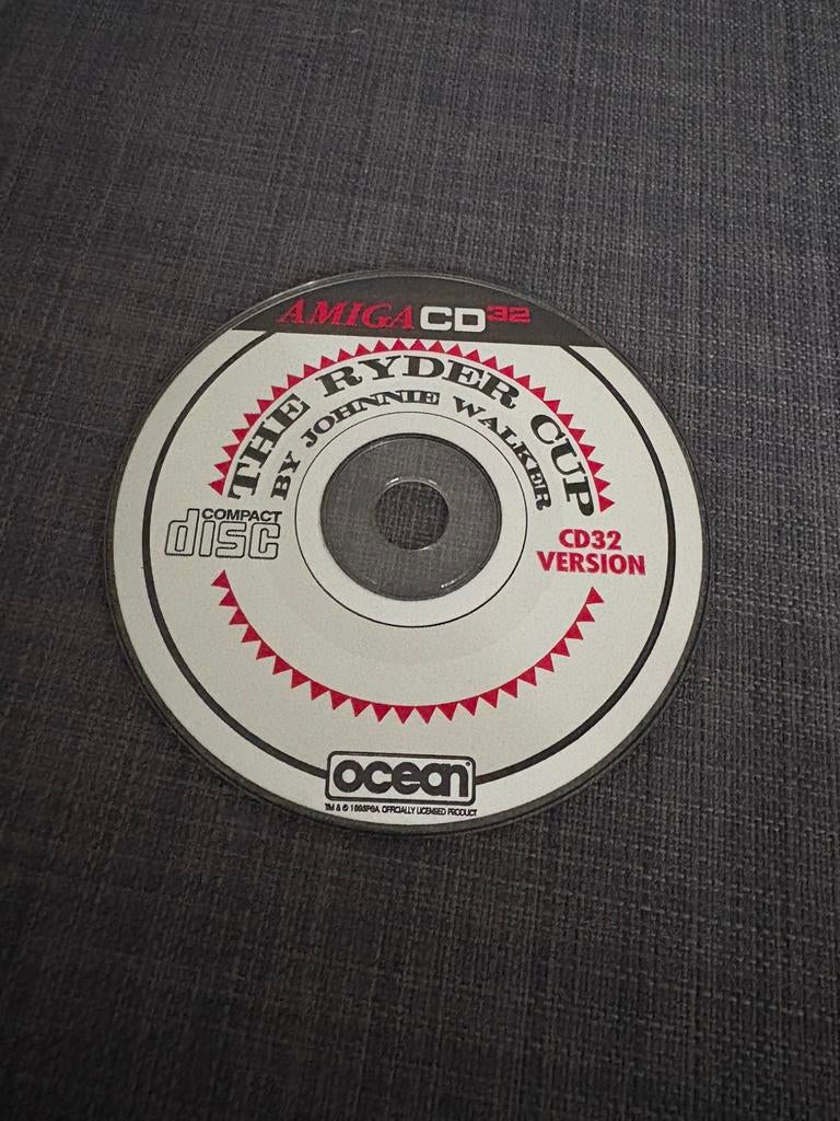 The Ryder Cup Amiga CD32, Ophalen, Zo goed als nieuw