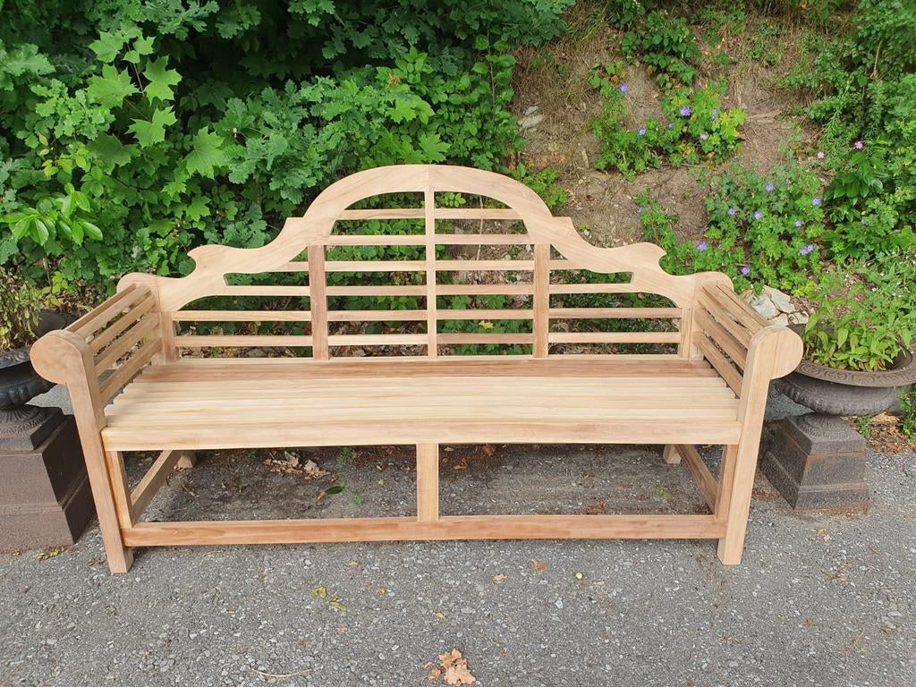 NOUVEAU banc de jardin Marlioboro Luytjensbank en teck., Jardin & Terrasse, Enlèvement, Neuf, Bois de teck