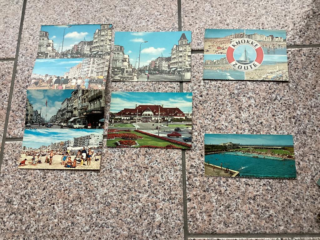 Postkaarten Knokke zoute, Verzamelen, Foto's en Prenten, Ophalen of Verzenden