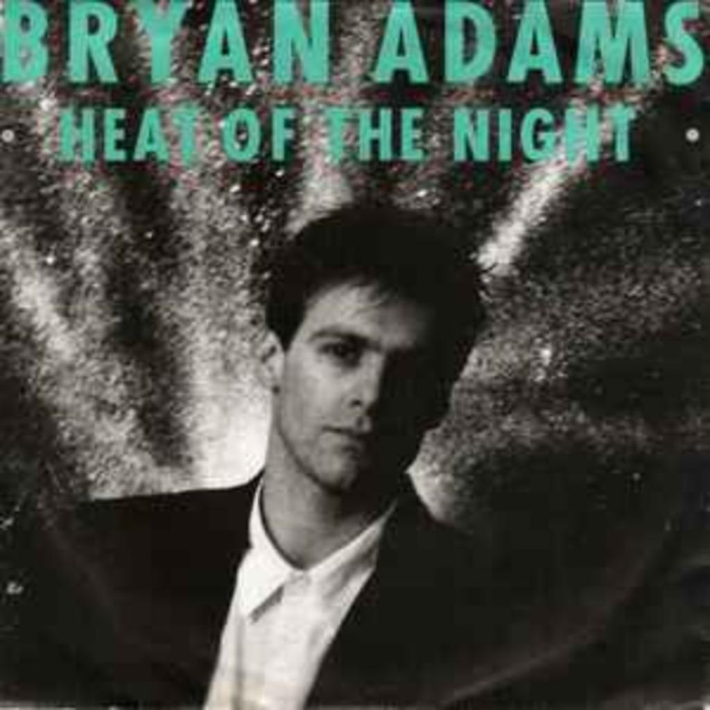 single bryan adams --in the heat of the night----, Cd's en Dvd's, Vinyl Singles, Gebruikt, Pop, Ophalen of Verzenden