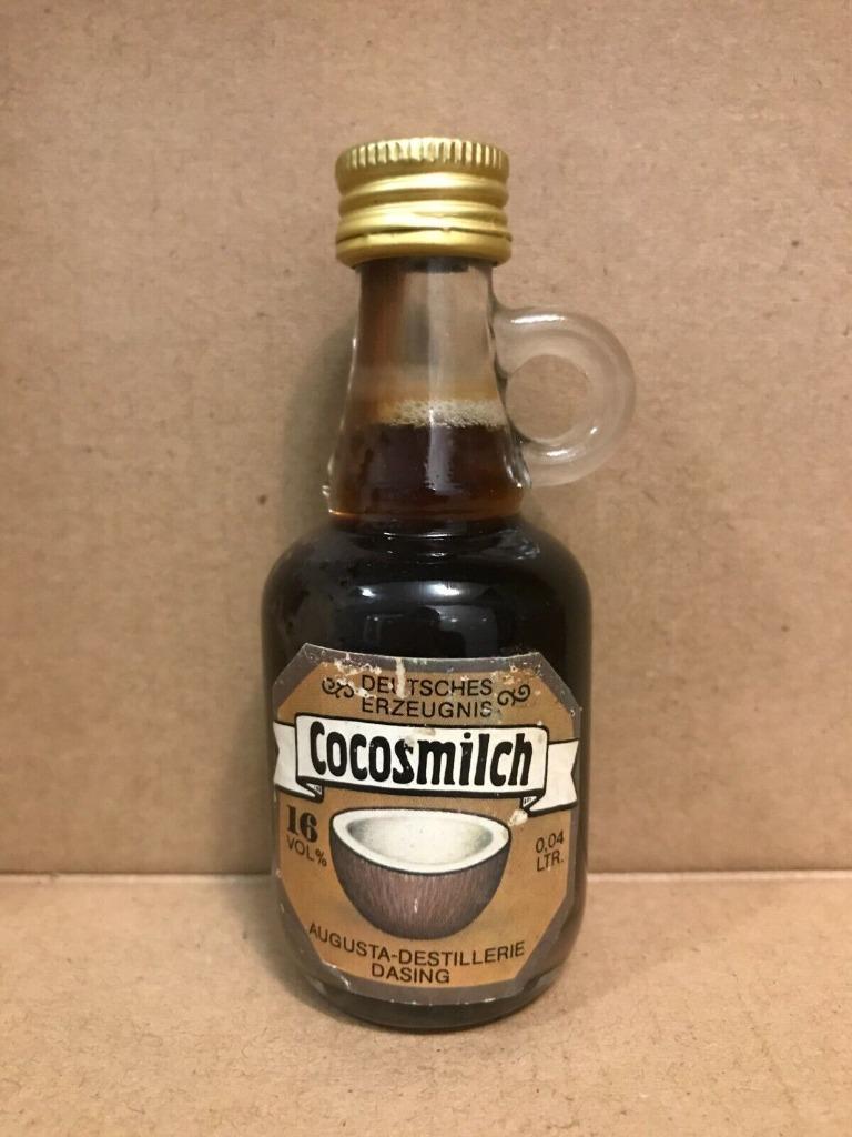 Cocosmilch - Mignonnette d'alcool - 4 cl - Allemagne, Collections, Enlèvement ou Envoi, Autres régions, Pleine