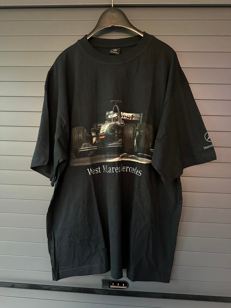 Motorsport Mika Häkkinen T-shirt uit de Mercedes-Benz, Verzamelen, Ophalen, Zo goed als nieuw
