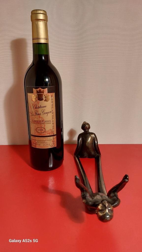 Présentoir à vin en bronze., Enlèvement ou Envoi, Bronze