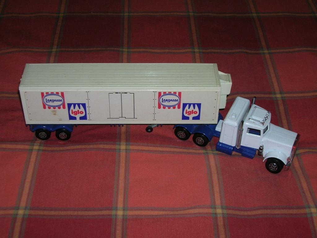 Matchbox Truck met trailer, Hobby en Vrije tijd, Ophalen of Verzenden, Zo goed als nieuw, Bus of Vrachtwagen