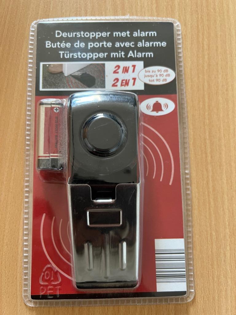 Deurstopper met alarm, nieuw in verpakking, Huis en Inrichting, Ophalen of Verzenden, Nieuw, Binnen
