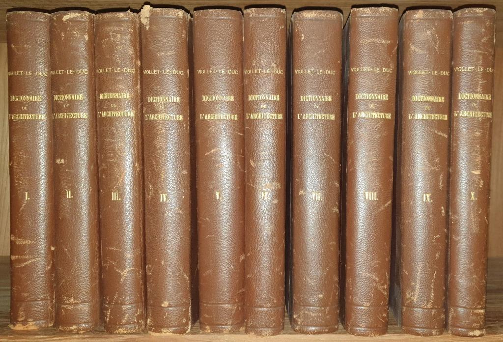 Dictionnaire raisonné de l'architecture française du XIe et, Enlèvement ou Envoi, Viollet-Le-Duc Eugene, Utilisé, Autres sujets/thèmes