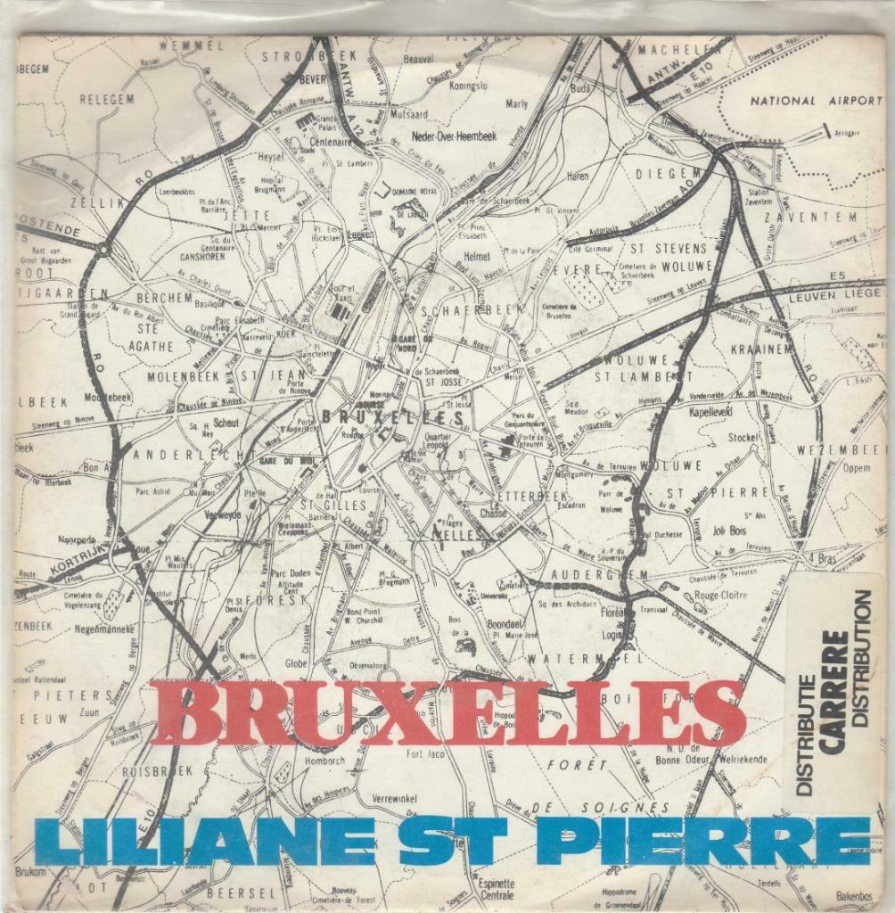 45T: Liliane St. Pierre: Bruxelles, Cd's en Dvd's, Ophalen of Verzenden, Overige formaten