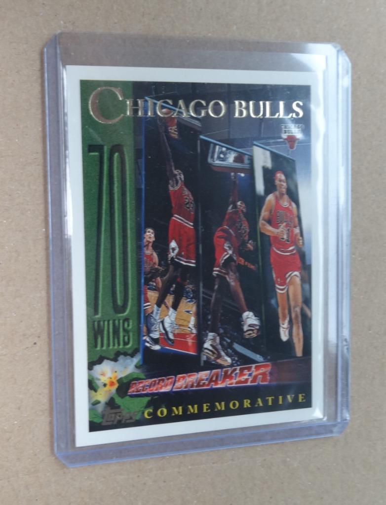 96/97 Topps@50 Chicago Bulls 72 gagne la carte #72, Sports & Fitness, Basket, Envoi, Comme neuf, Autres types