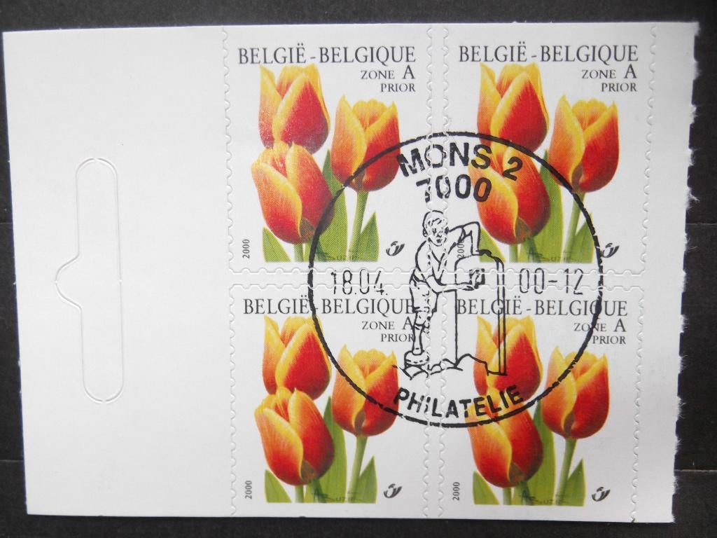 2907 Tulp Triomf - Tulipe Triomphe 2000 Obl, Ophalen of Verzenden, Gestempeld, 1e dag stempel