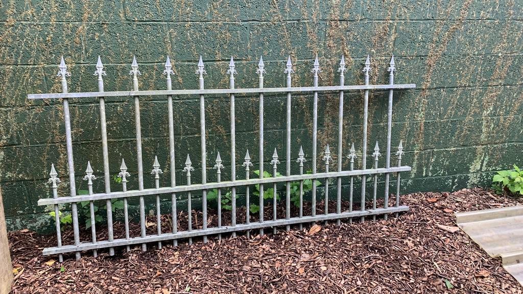 Barrieres en galva, Enlèvement, Utilisé