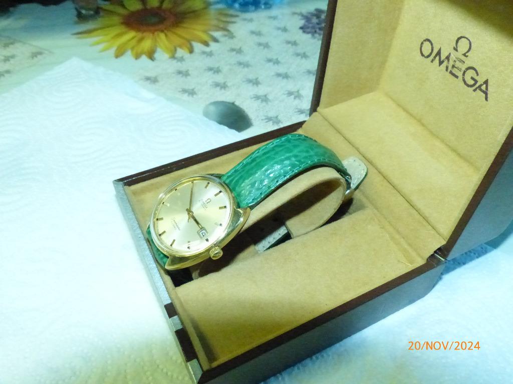 montre homme automatique Omega OR, Ophalen, Met bandje, Polshorloge, 1960 of later